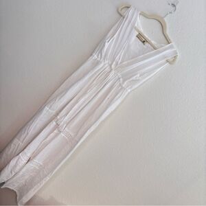Seaspice Peruvian Cotton Lovely White Beach Cover Up Dress XL